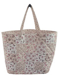 Garden of Roses Designer Quilted Tote Bag