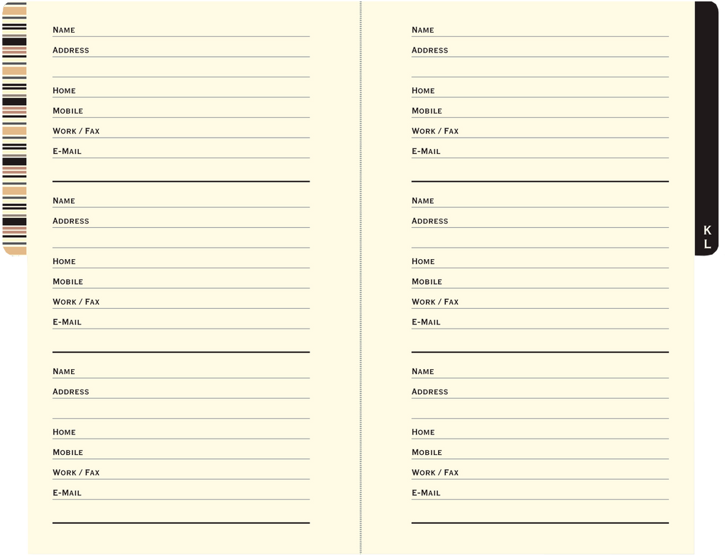 Little Black Book Of Addresses