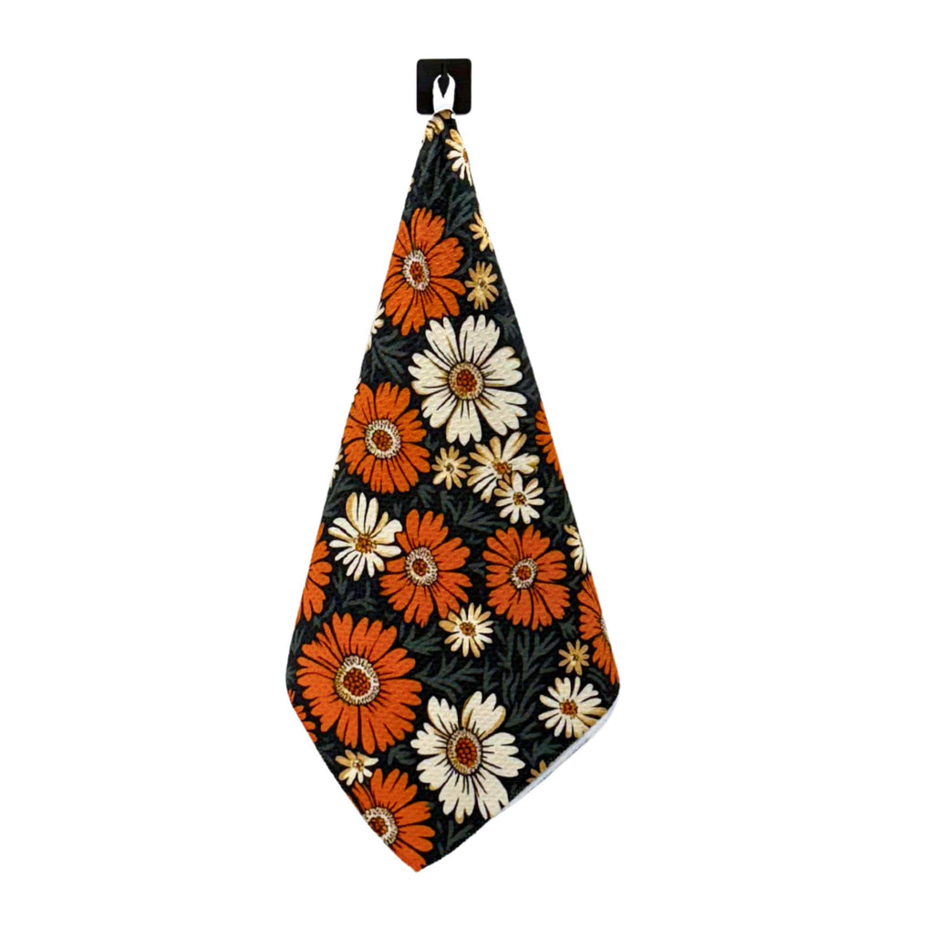 Fall Flowers Tea Towel