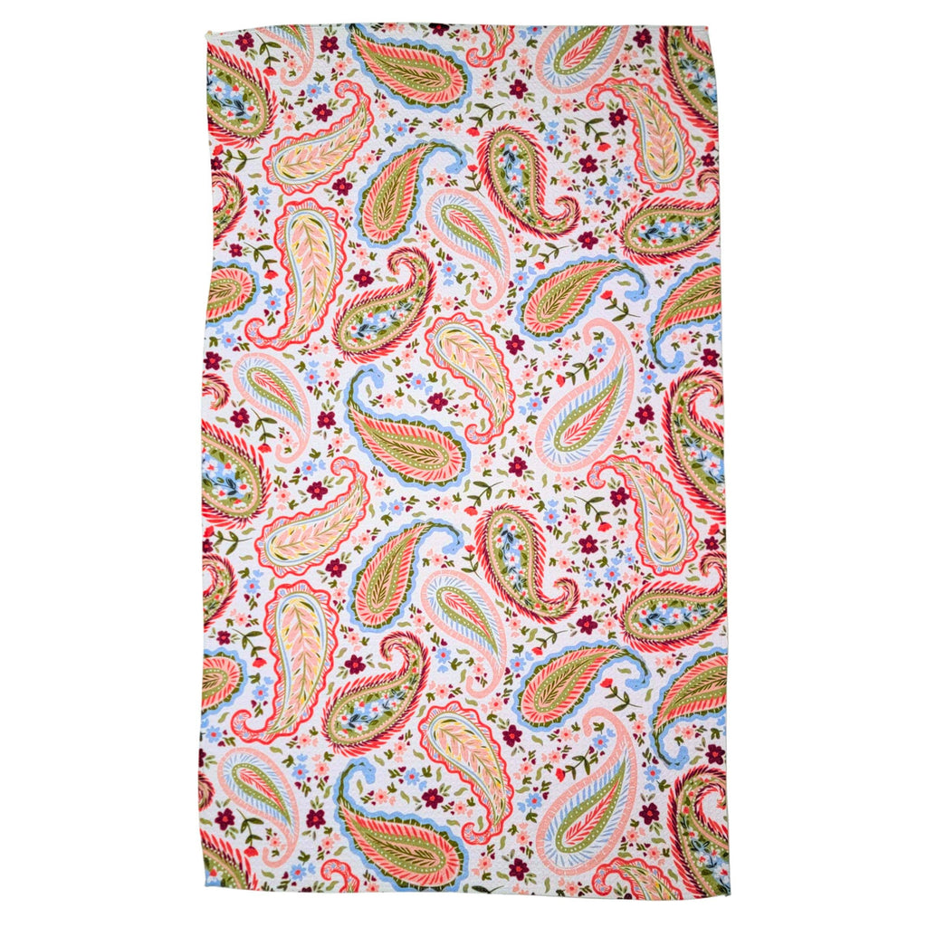 Western Paisley Pattern Tea Towel