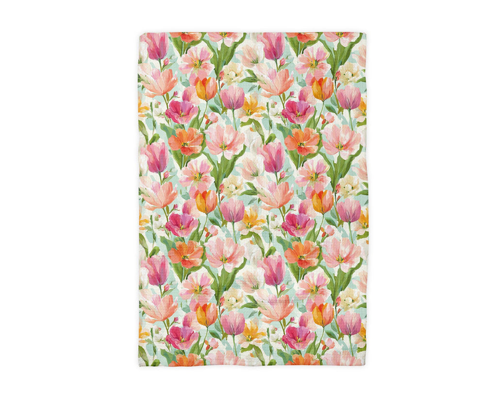 Floral Kitchen Towel - Tulip Bloom