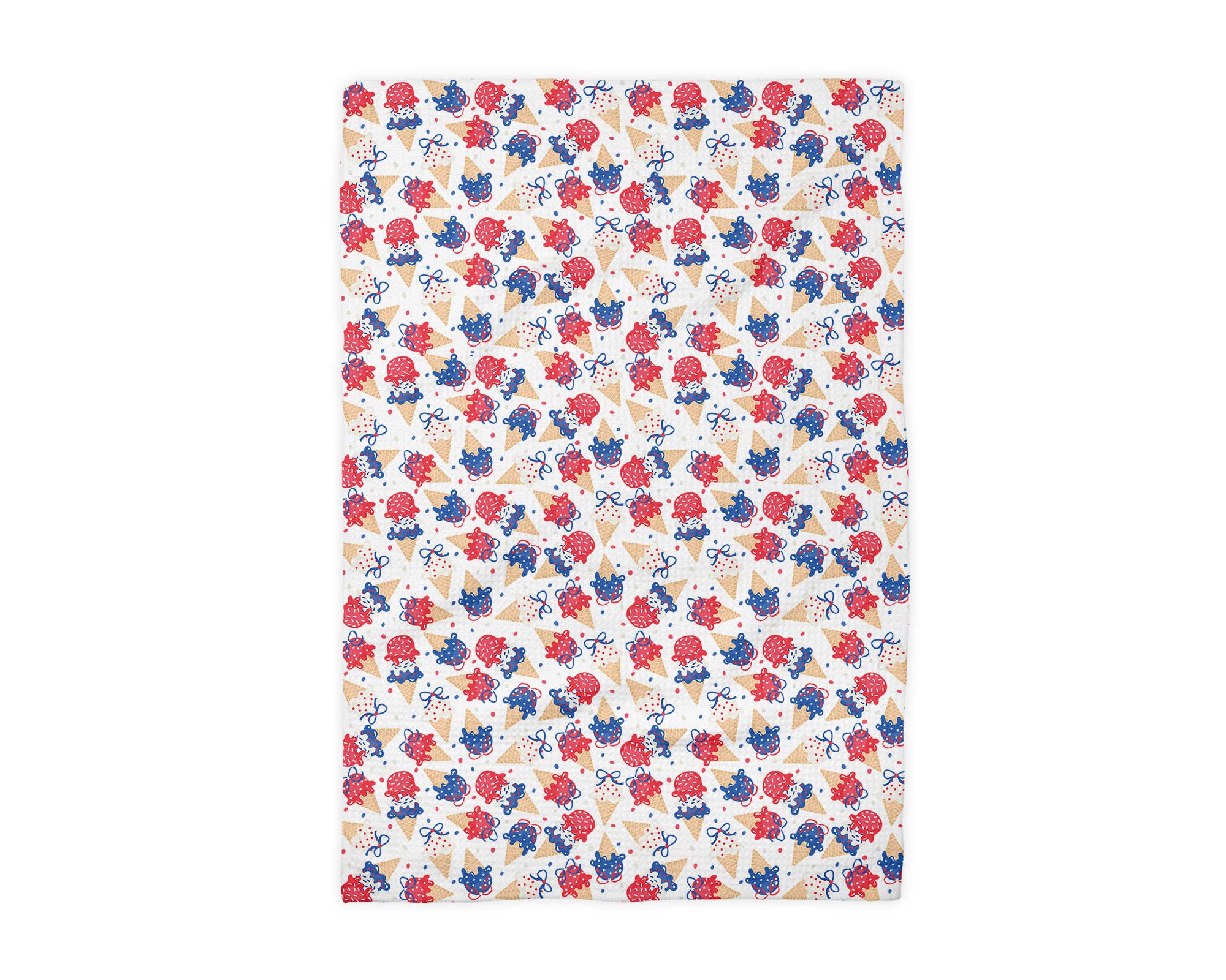 4th of July Kitchen Towel - Ice Cream