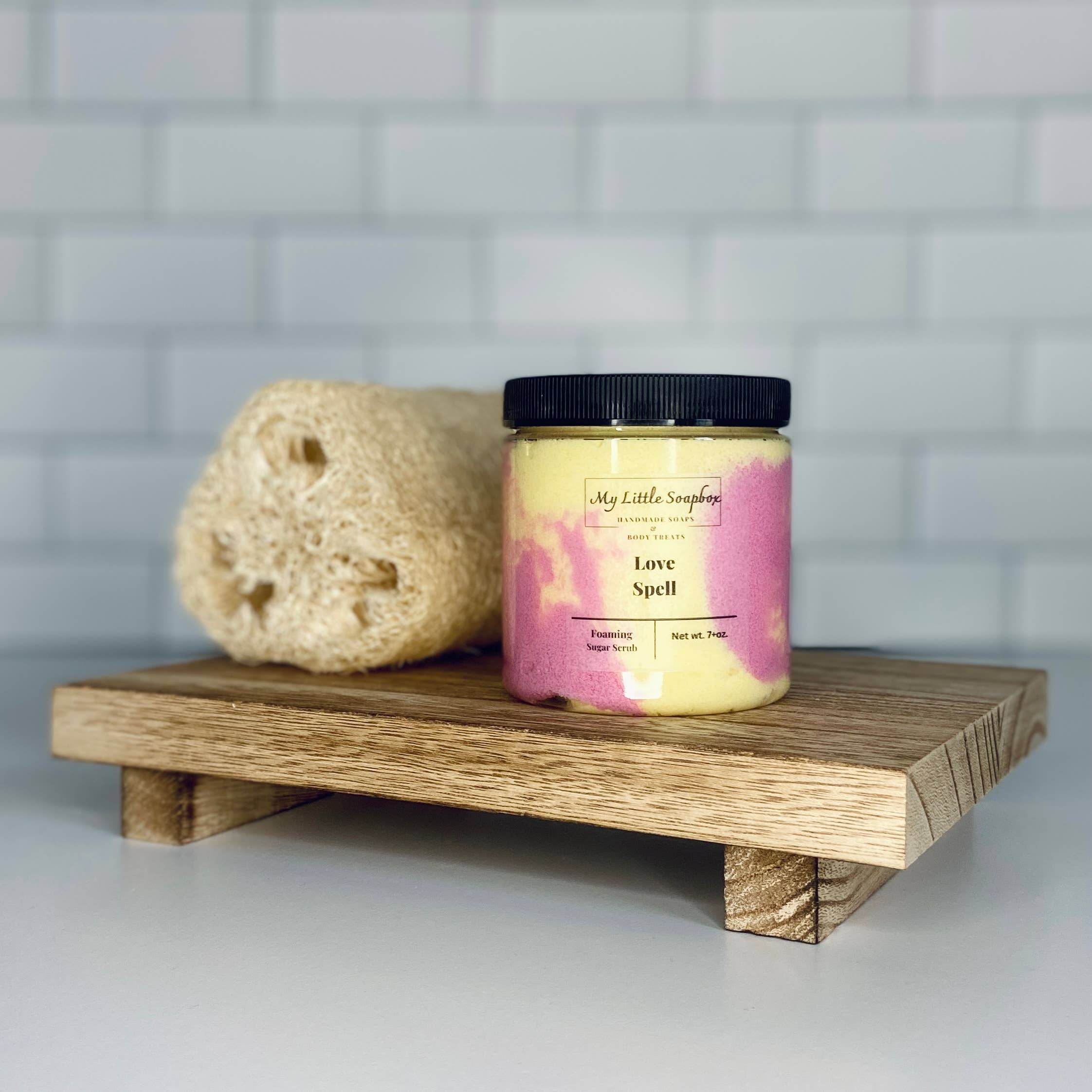 Love Spell Foaming Sugar Scrub: 8 oz