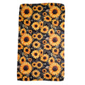 Fall Sunflower Tea Towel With Hanging Loop