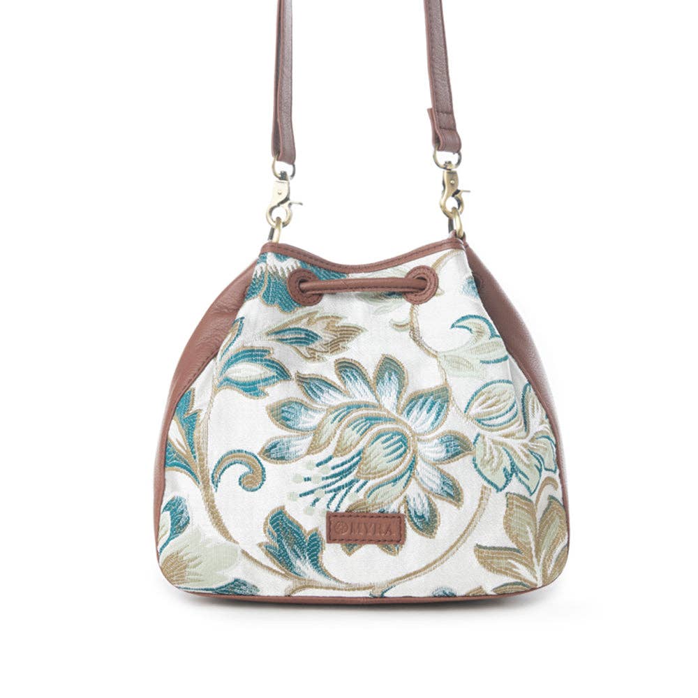 Myra Old Soul Bucket Bag in Alpine White