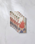 Cut Paper Leaves Mocha Not Paper Towel