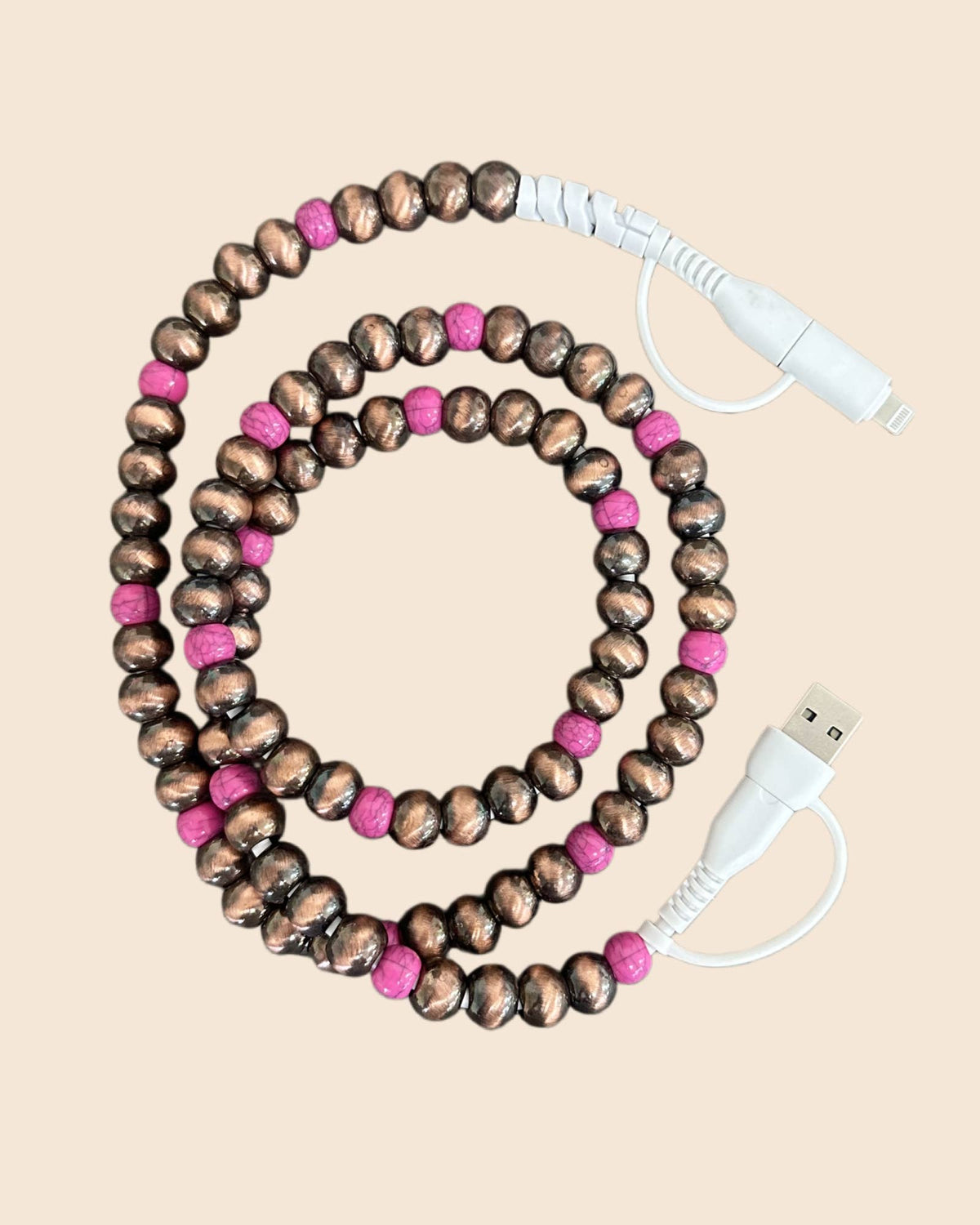 Beaded 4-In-1 Charging Cable