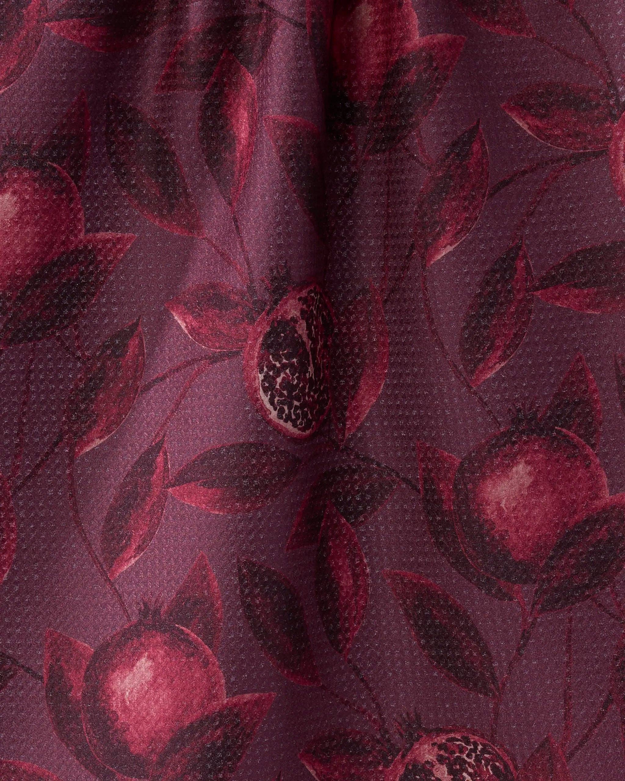 Rich Garnet Tea Towel