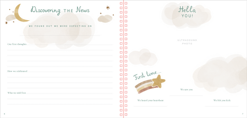 Baby's First Years: A Modern Memory Book with Keepsake Box
