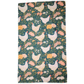 Free Range Chickens Farmhouse Kitchen Waffle Towel