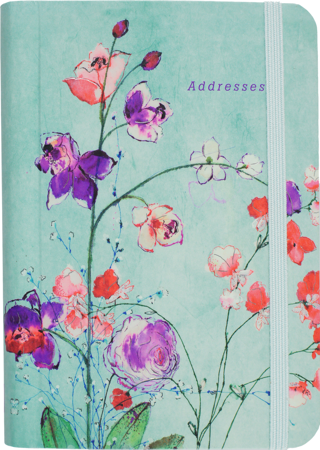 Fuchsia Blooms Address Book