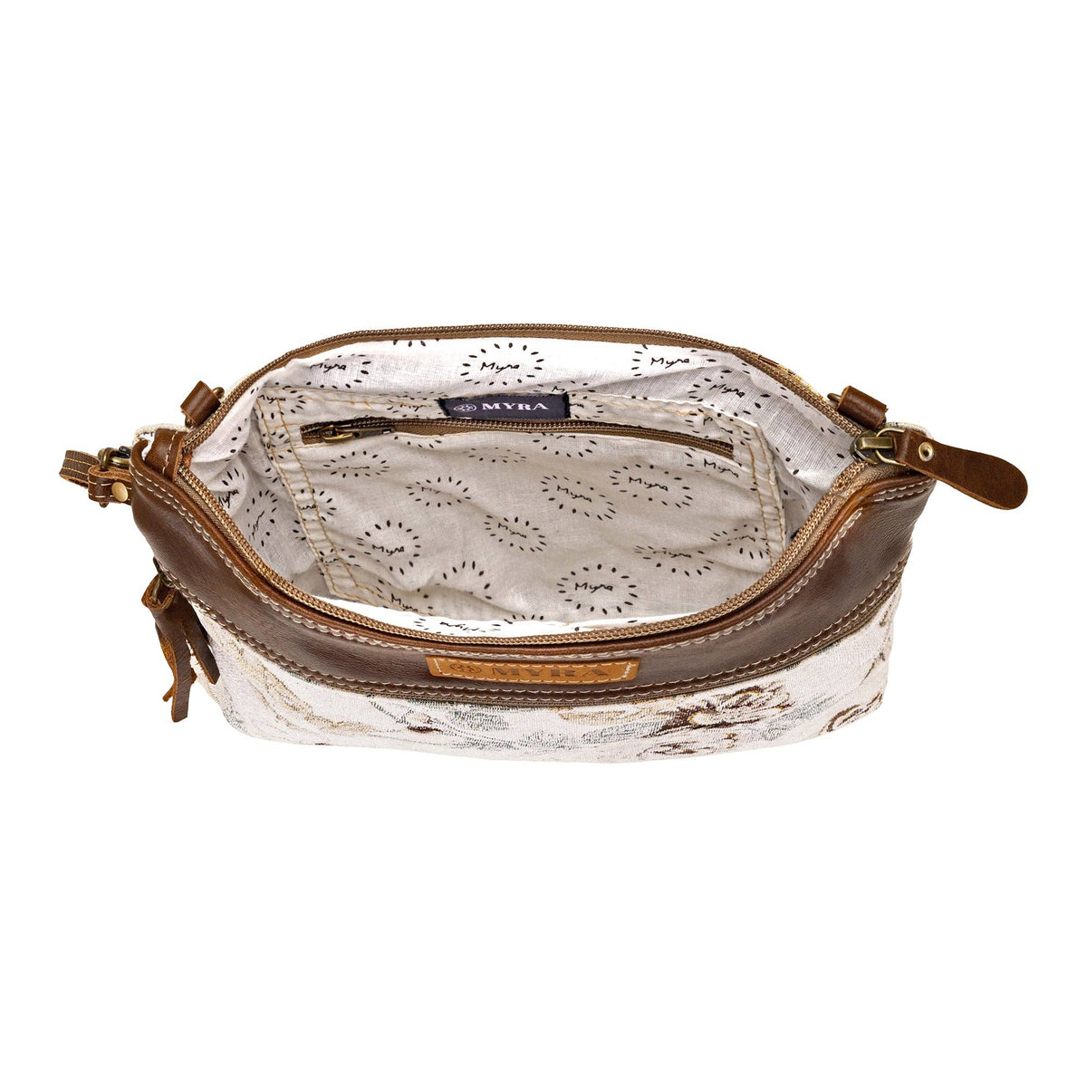 Contentment Small Crossbody Bag in Cream