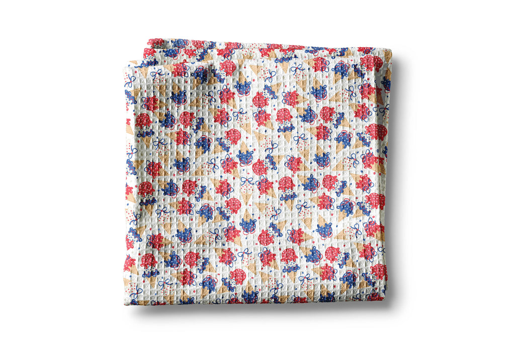4th of July Kitchen Towel - Ice Cream