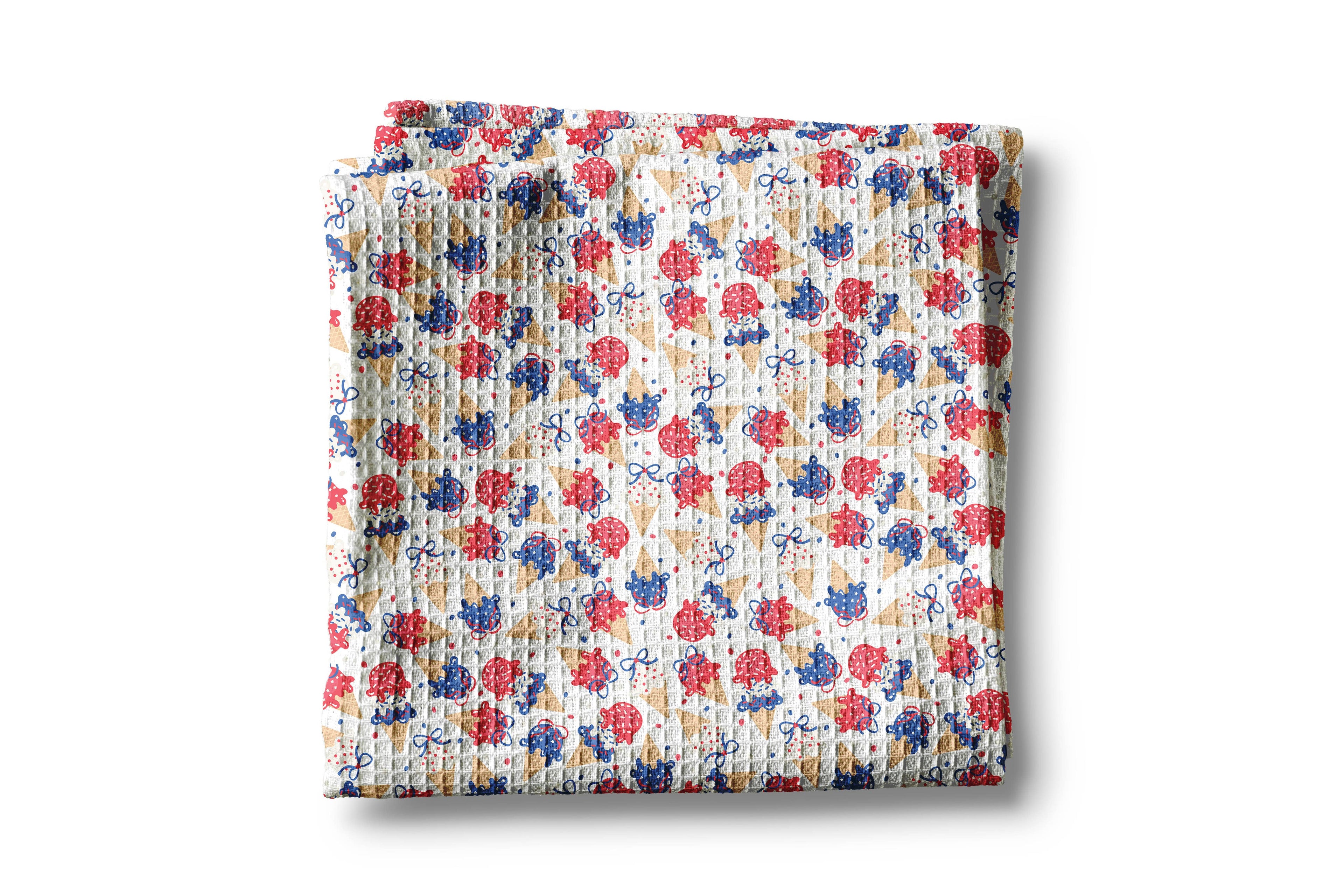 4th of July Kitchen Towel - Ice Cream