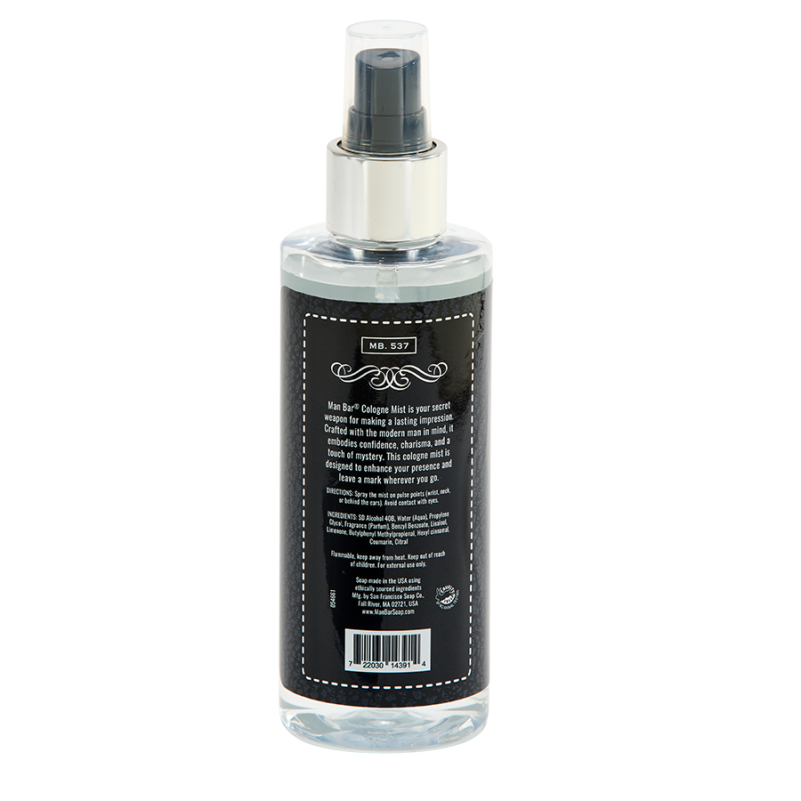 Man Bar Cologne Mist-Midnight Amber