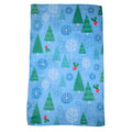 Christmas Trees in Snowfall Tea Towel