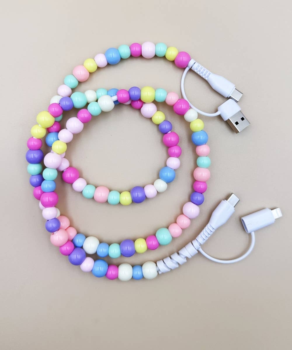 Beaded 4-In-1 Charging Cable