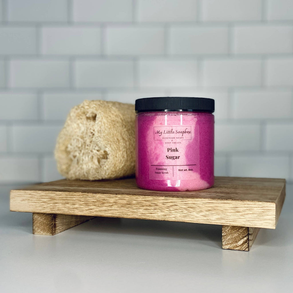 Pink Sugar Foaming Sugar Scrub: 8 oz