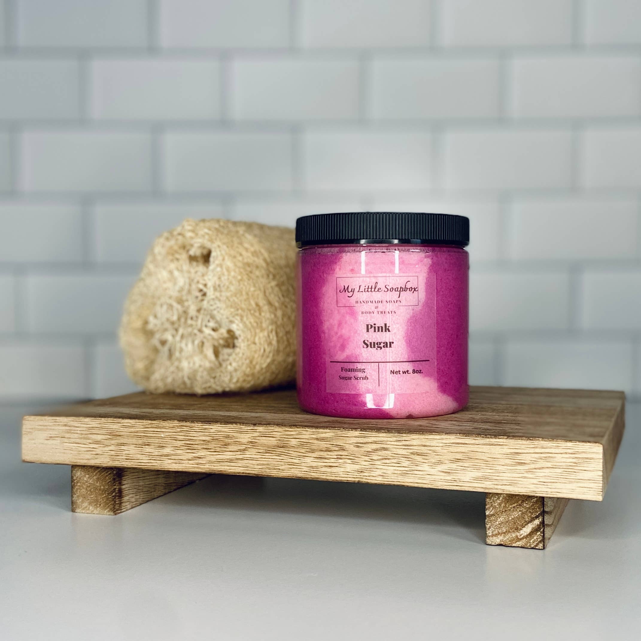 Pink Sugar Foaming Sugar Scrub: 8 oz