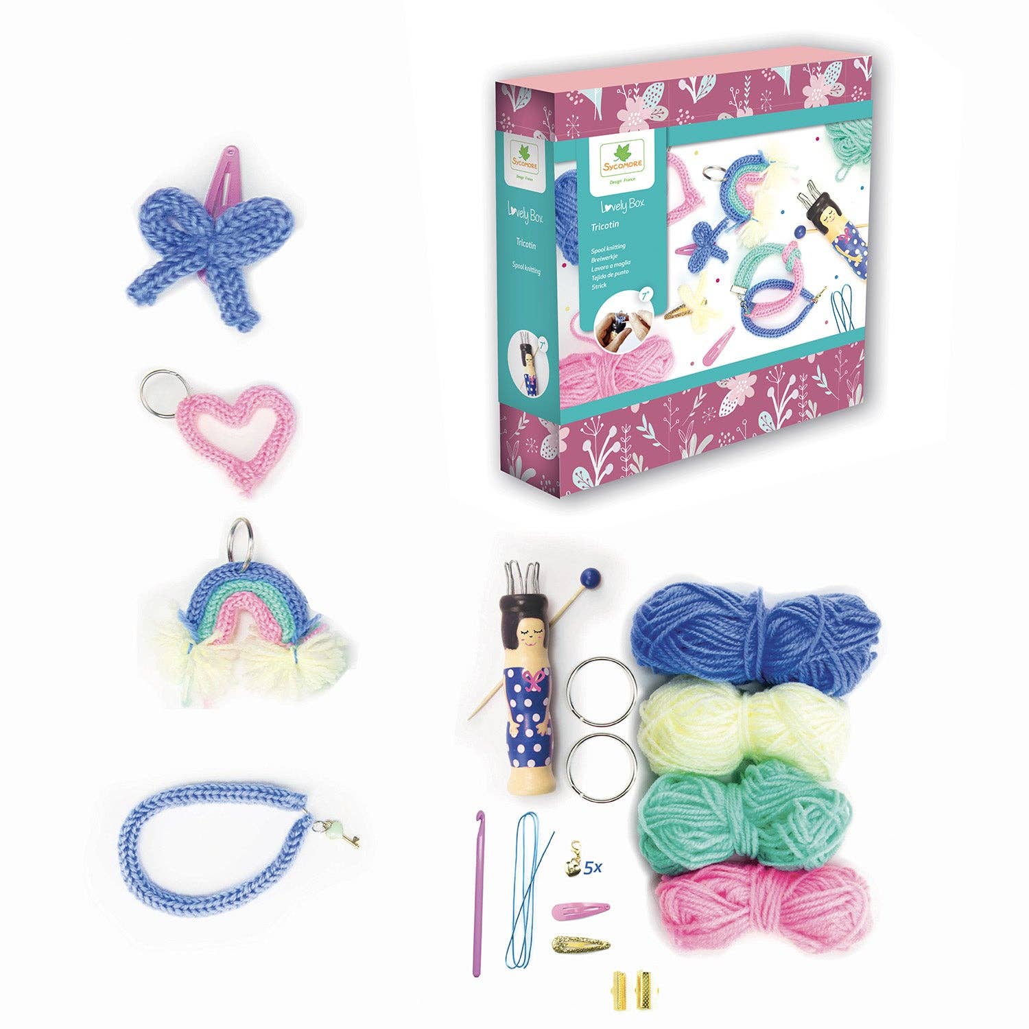 Lovely Box Spool Knitting Kit