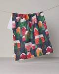 Alpine Village Tea Towel