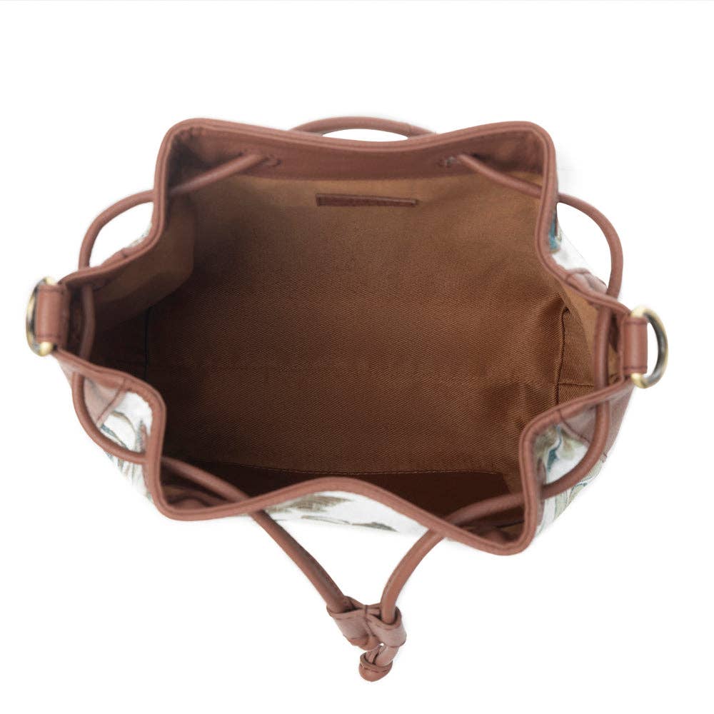 Myra Old Soul Bucket Bag in Alpine White