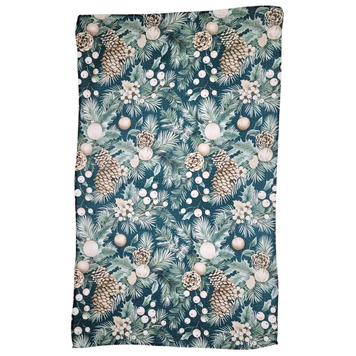 Christmas Garland Holiday Tea Towel
