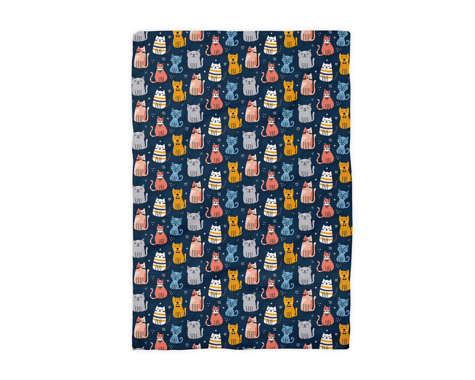 Playful Cat Kitchen Towel