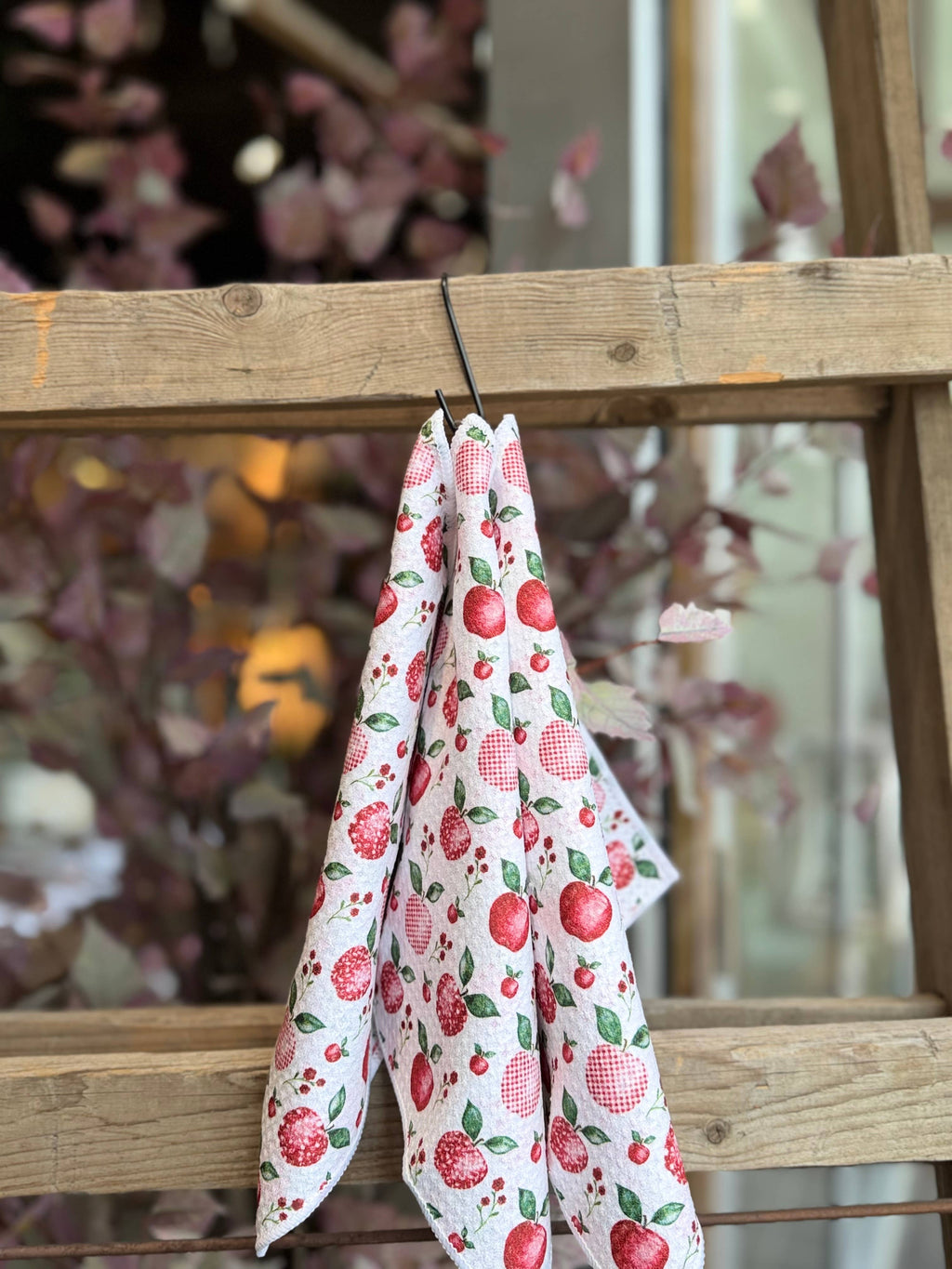 Apple Orchard Double-Sided Dishcloth Set