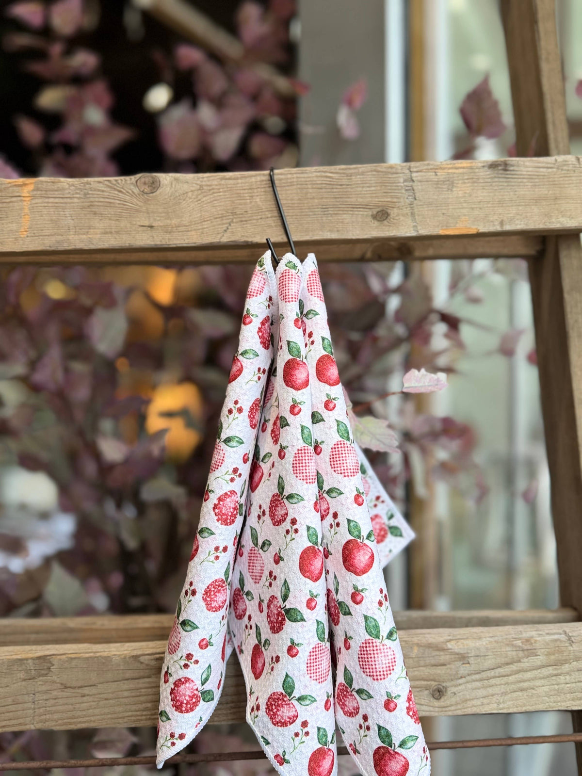 Apple Orchard Double-Sided Dishcloth Set