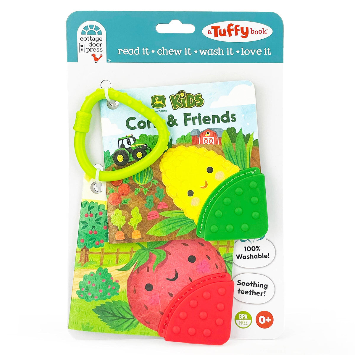 John Deere Corn & Friends Tuffy Teether Book