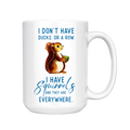 Ducks In A Row Funny Mug