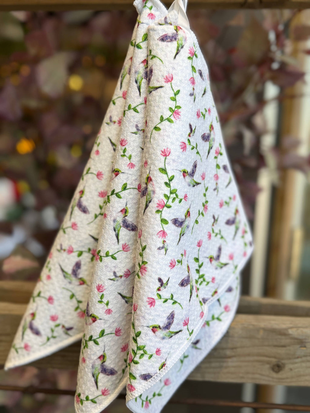 Hummingbird Double-Sided Dishcloth Set