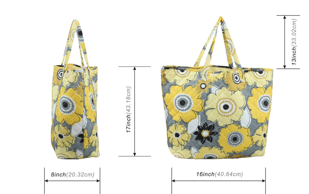 Francesca Designer Quilted Tote Bag