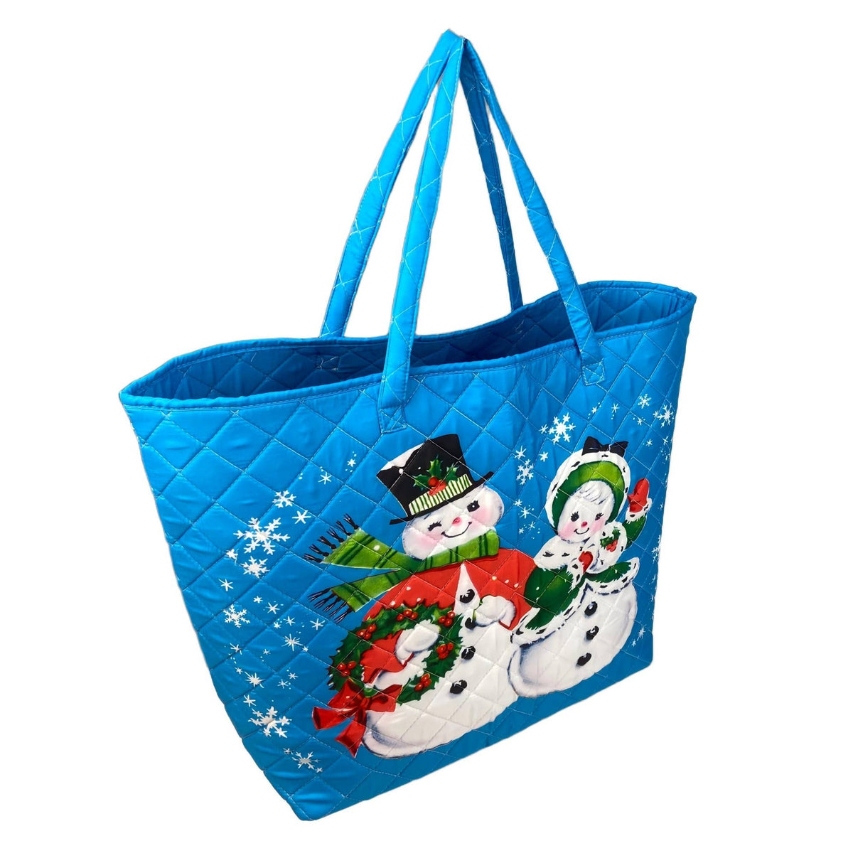 Frosty Friends Quilted Tote Bag