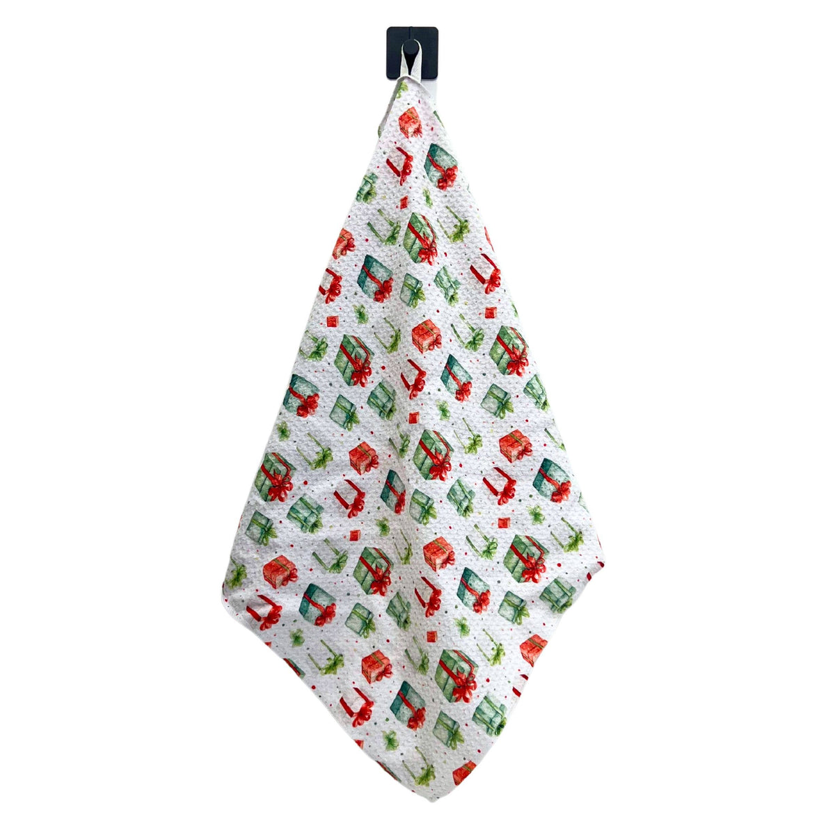 Christmas Gift Patterned Tea Towel