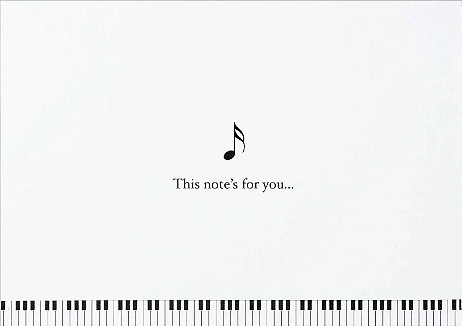 Music Note Cards