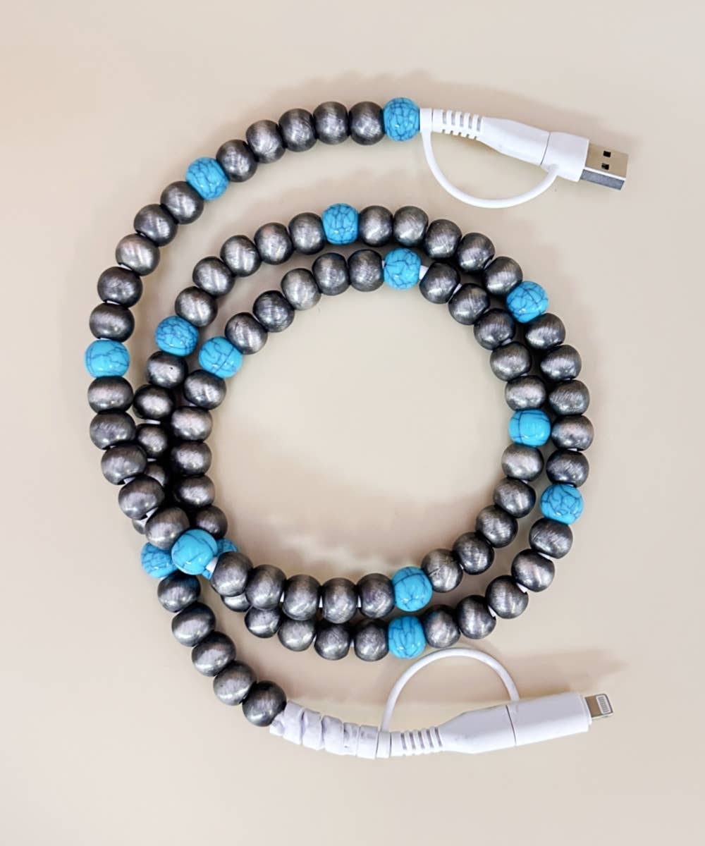 Beaded 4-In-1 Charging Cable