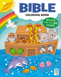 Bible Coloring Book with Stickers for Kids