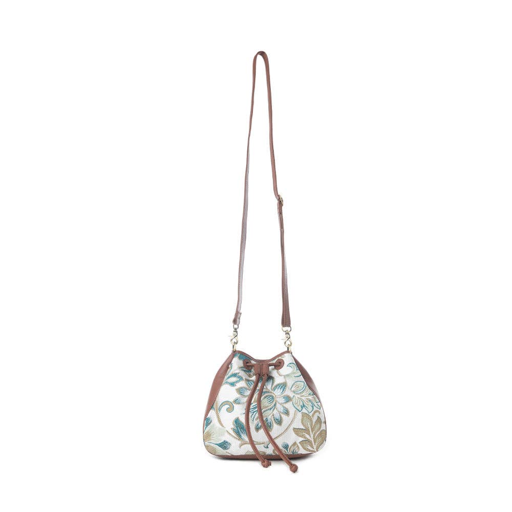 Myra Old Soul Bucket Bag in Alpine White