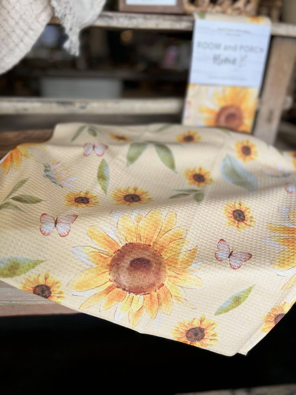 Sunflower Tea Towel - Recycled Microfiber