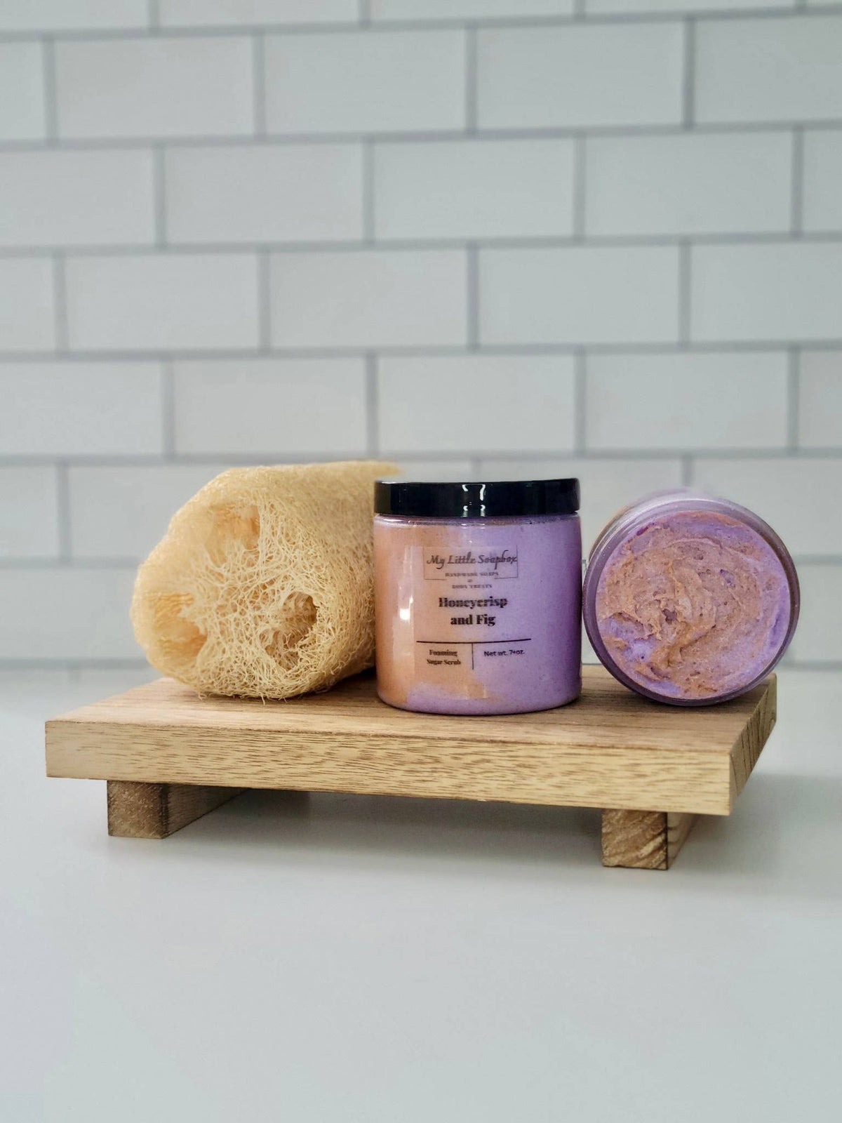 Honeycrisp and Fig Foaming Sugar Scrub