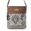 Sagebrook Jacquard Upcycled Canvas Bag - Sage