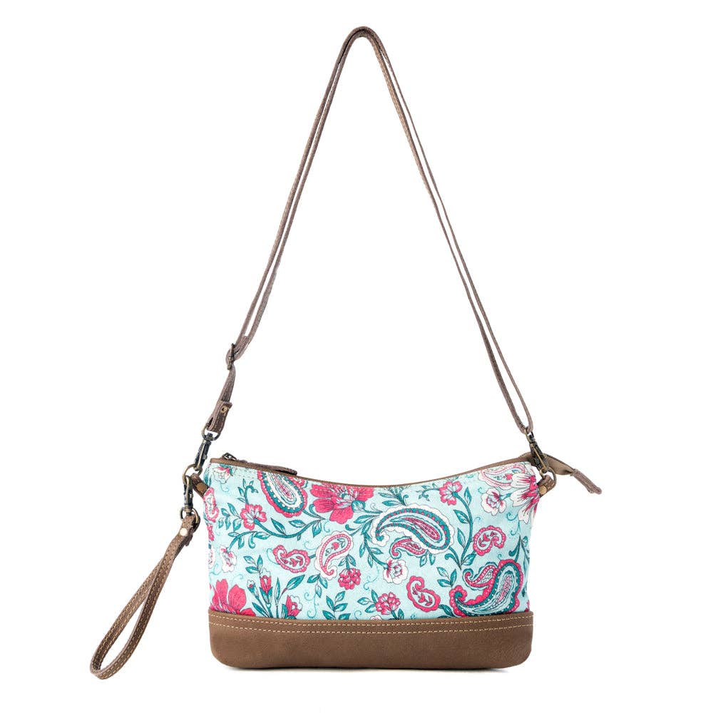 Wild Posy Crossbody Bag - Agave