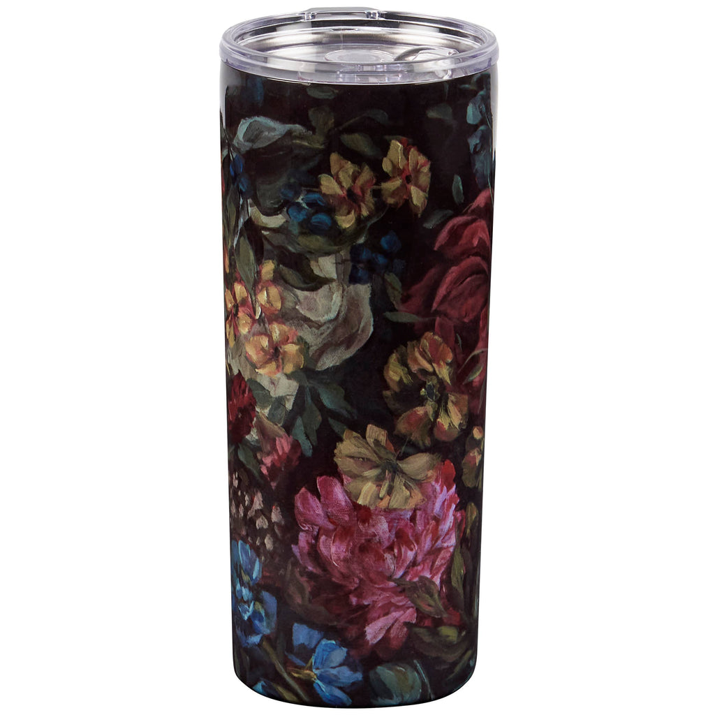 Moody Floral Coffee Tumbler