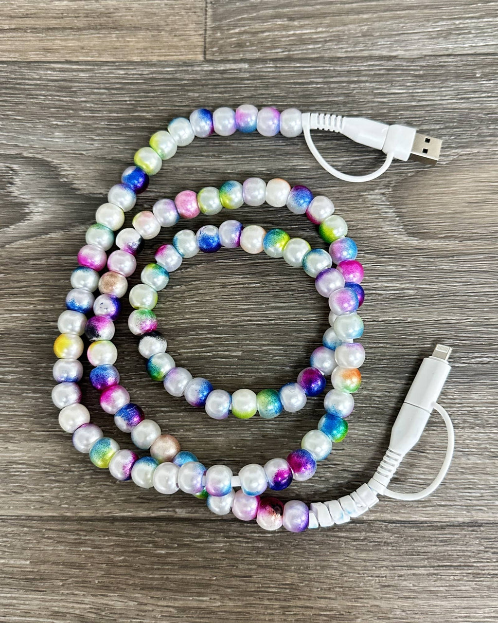 Beaded 4-In-1 Charging Cable
