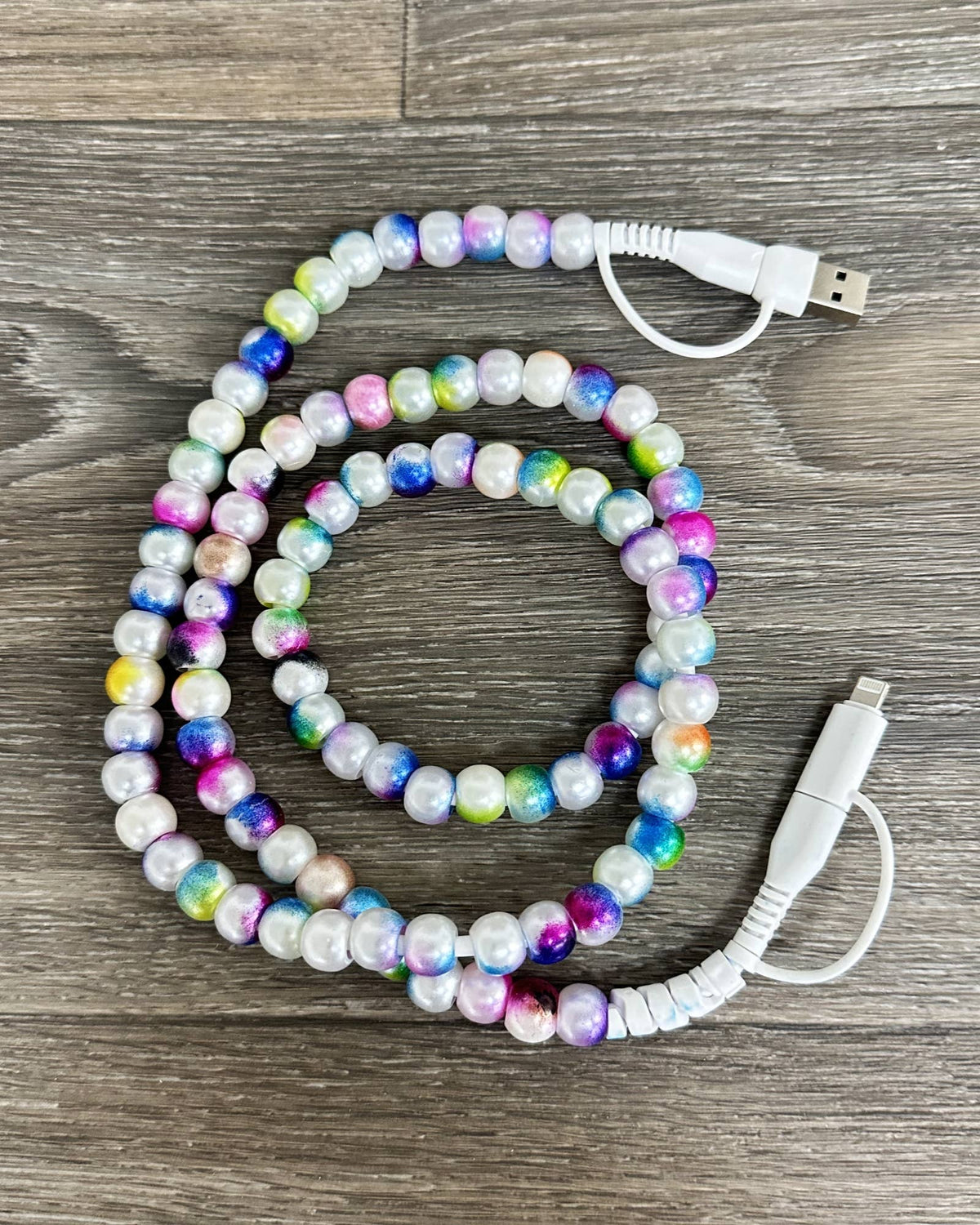 Beaded 4-In-1 Charging Cable