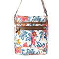 Folkflora Upcycled Canvas Bag in White