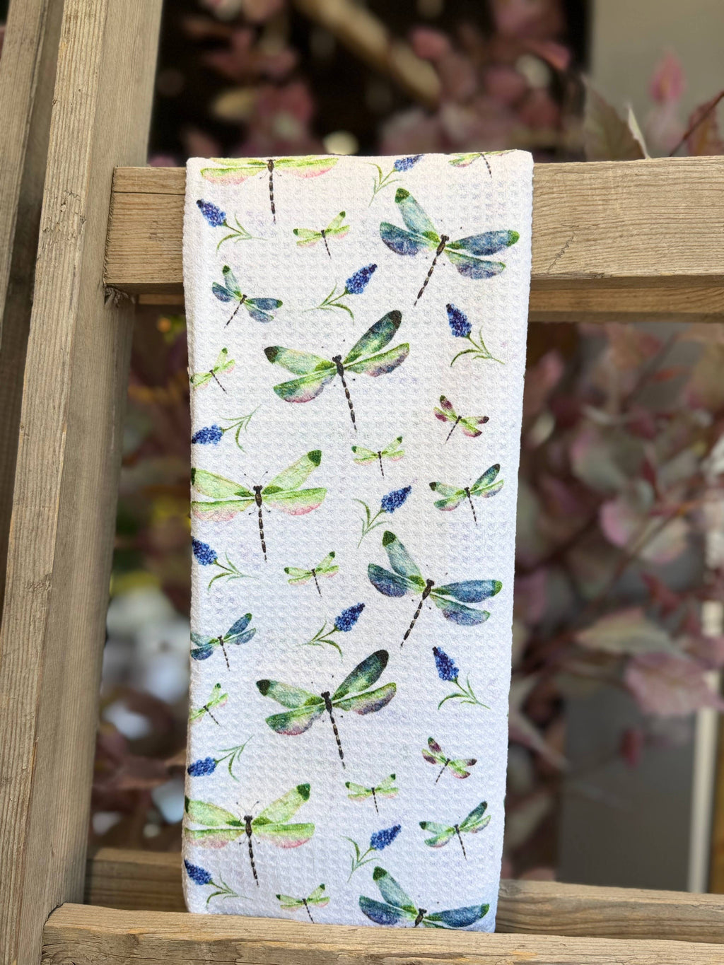 Dragonflies  Double-Sided Tea Towel - Recycled Microfiber