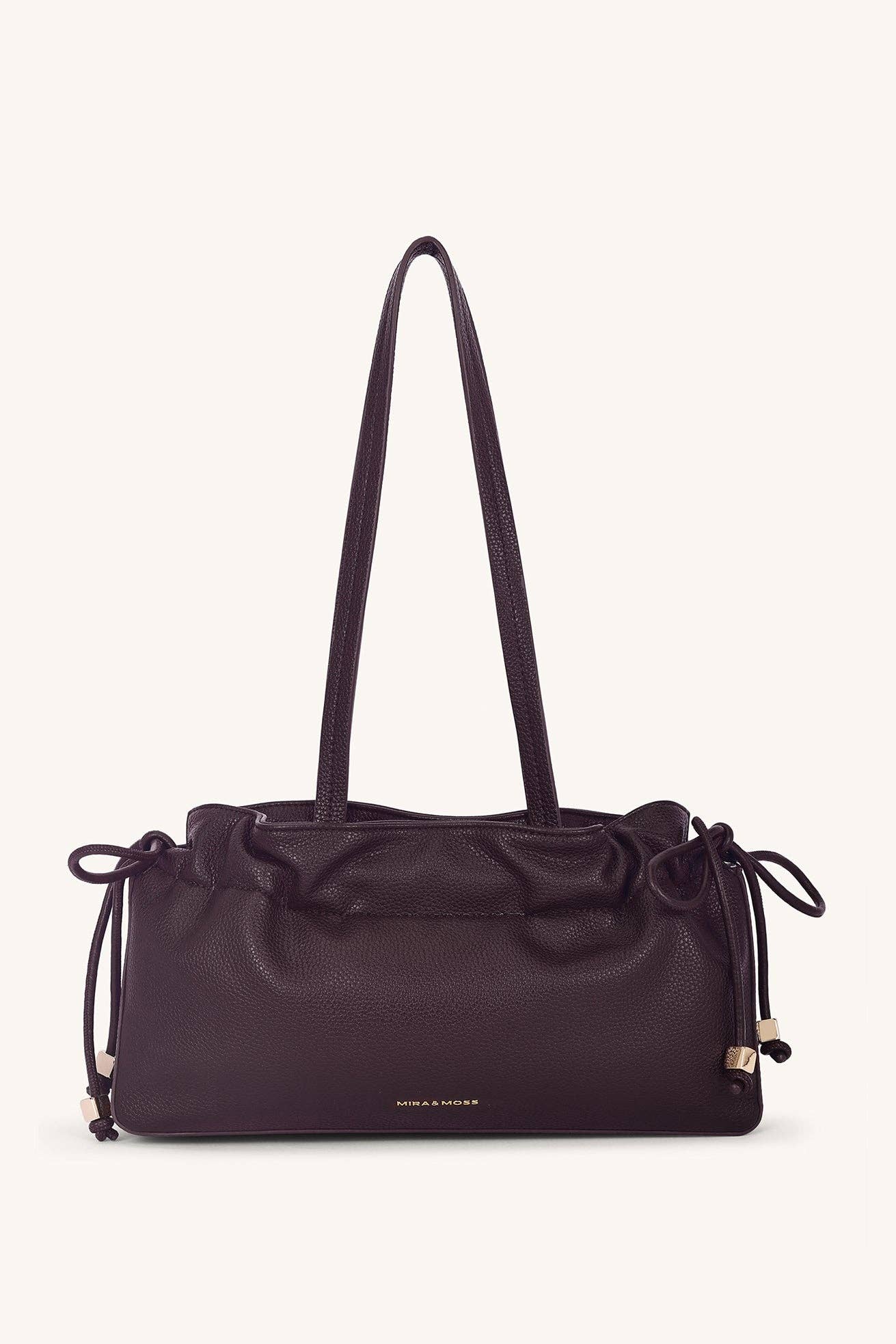Solene Drawstring Shoulder Bag - Cocoa